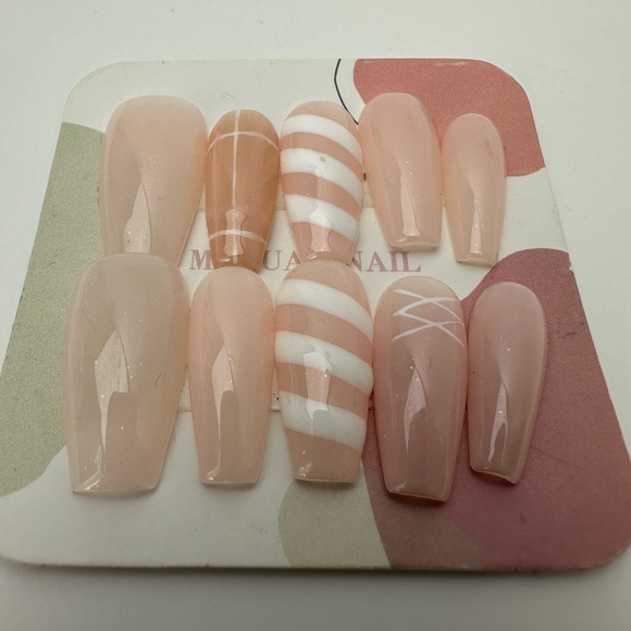 Handmade press on nails bundle of four sets size large - Picture 5 of 13